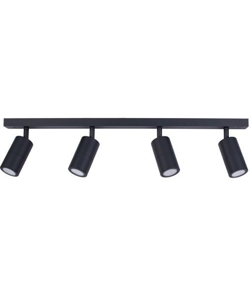 WALL GU10 X 4 (Max 35W HAL) PILLAR 4 Light BAR BLK PG4BARBL CLA Lighting