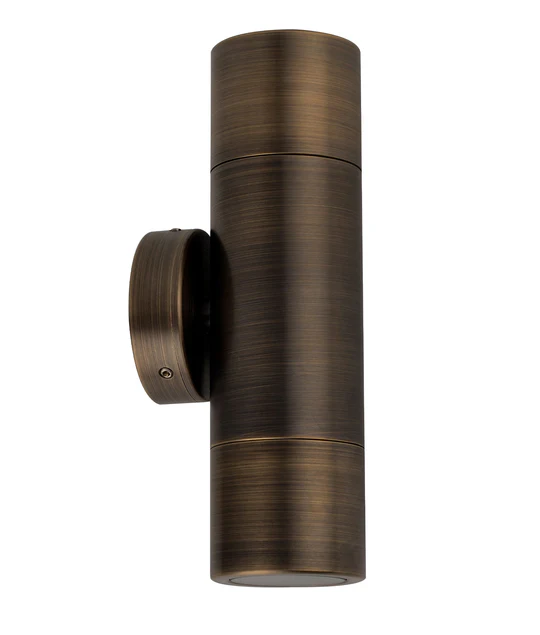 WALL MR16 (Max 20W HAL) 12V PILLAR UP/DOWN ANTIQUE BRASS PMUDBR CLA Lighting