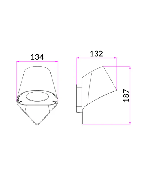 PIL Surface Mounted Exterior Featured Wall Lights PIL02