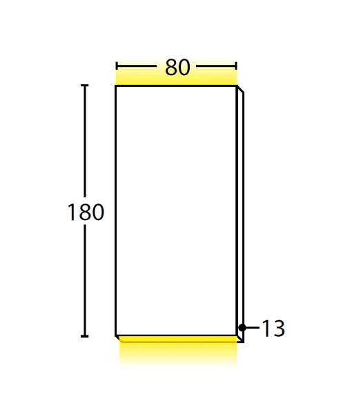 WALL / PILLAR LED S/M SS316 Rect Up/Dn PDLUDRECTSS CLA Lighting