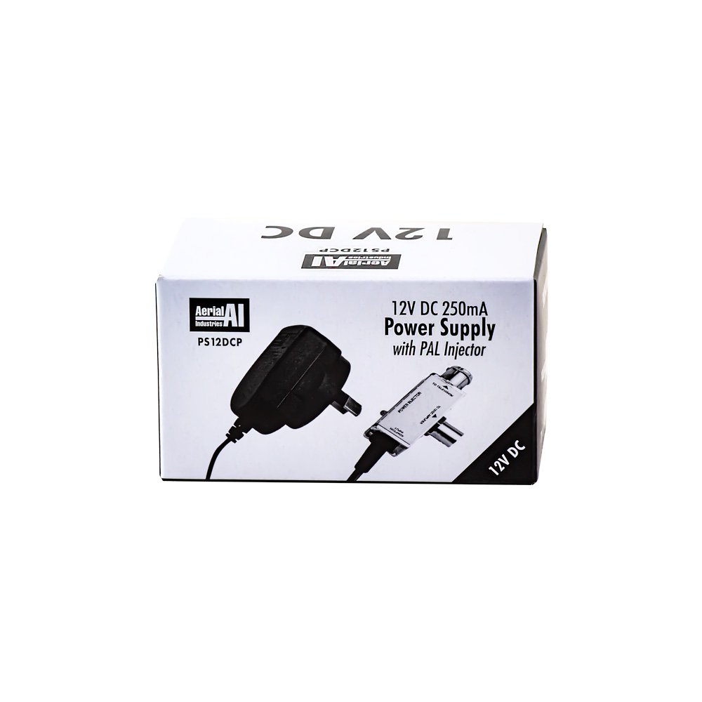 Antenna Power Supply 12V DC 250mA PAL Injector - PS12DCP