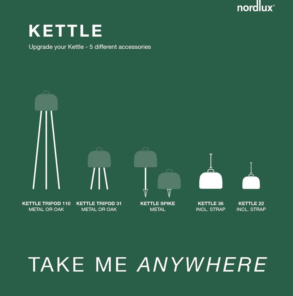 Kettle Tripod 31 Portable Wood, Metal Brown - 2018035014