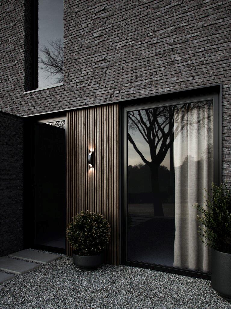 Pignia Wall Aluminium Black - 2019151003