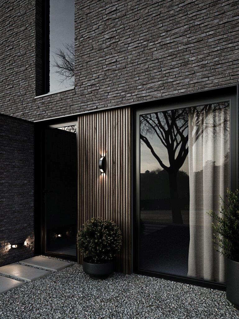 Pignia Wall Aluminium Black - 2019151003
