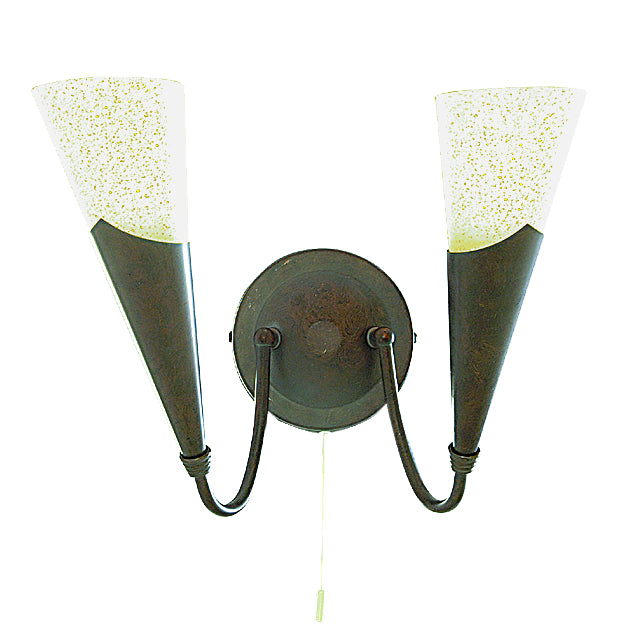 Gothic Wall Light Brown/Bronze 60w R6412-2B-BR Superlux