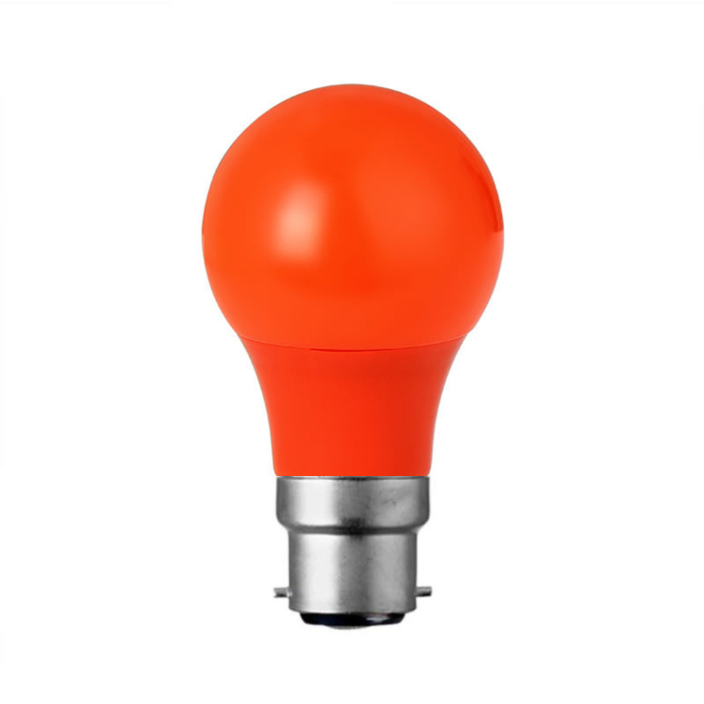 Colour 5W Red GLS LED Light Bulb (B22) Party Globes
