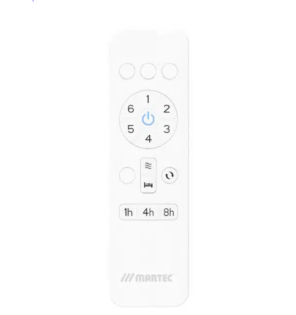Carrara DC Close to Ceiling 48" Hugger Smart WIFI Ceiling Fan In White MCDC124W