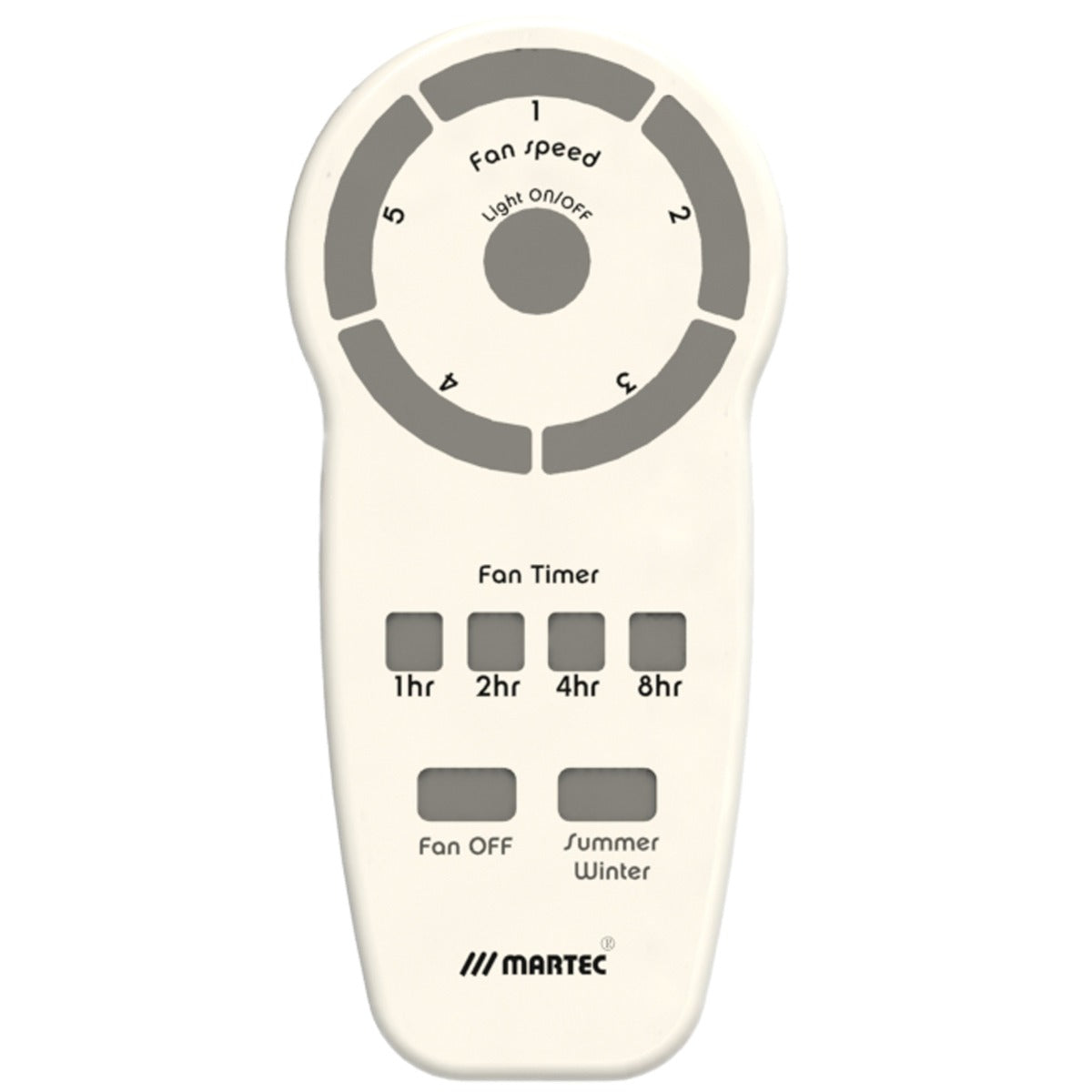 Scorpion White  52″ DC Ceiling Fan With 20W CCT LED Light and Remote MSF1333WR Martec