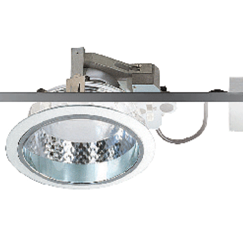 Commercial Fluorescent Twin Lamp Horizontal Downlight White 18W SDF98-HN218 Superlux