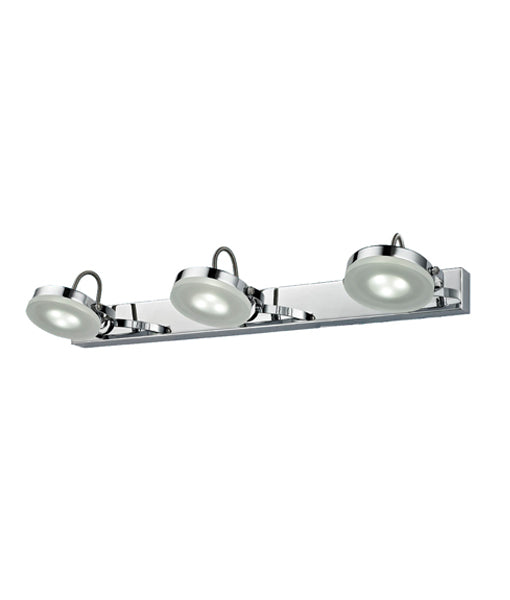 WALL INT S/M CITY LED ADJ 3LT BAR CH WW 3000K 3 X 3W SEATTLE3 CLA LIGHTING 