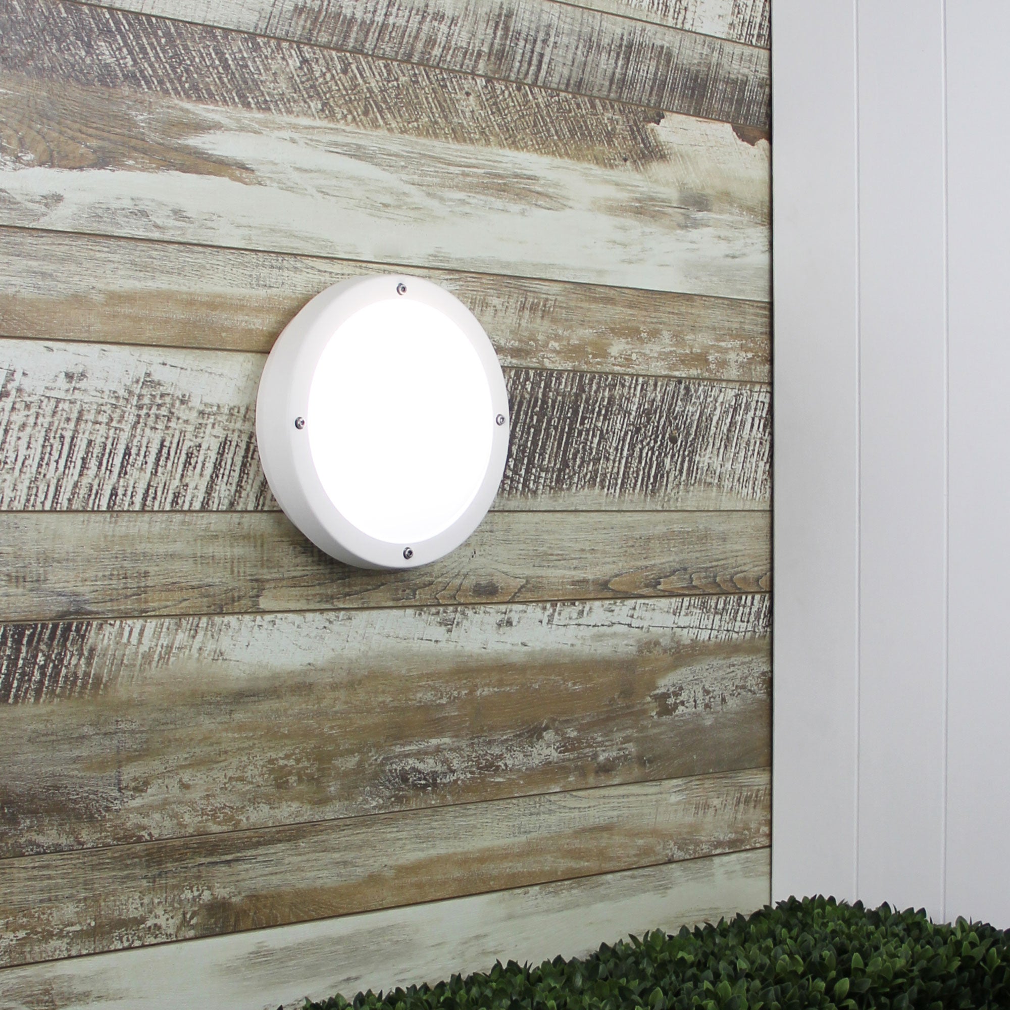 PRIMO White IP65 Premium Outdoor Bulkhead 27cm - SG70570WH