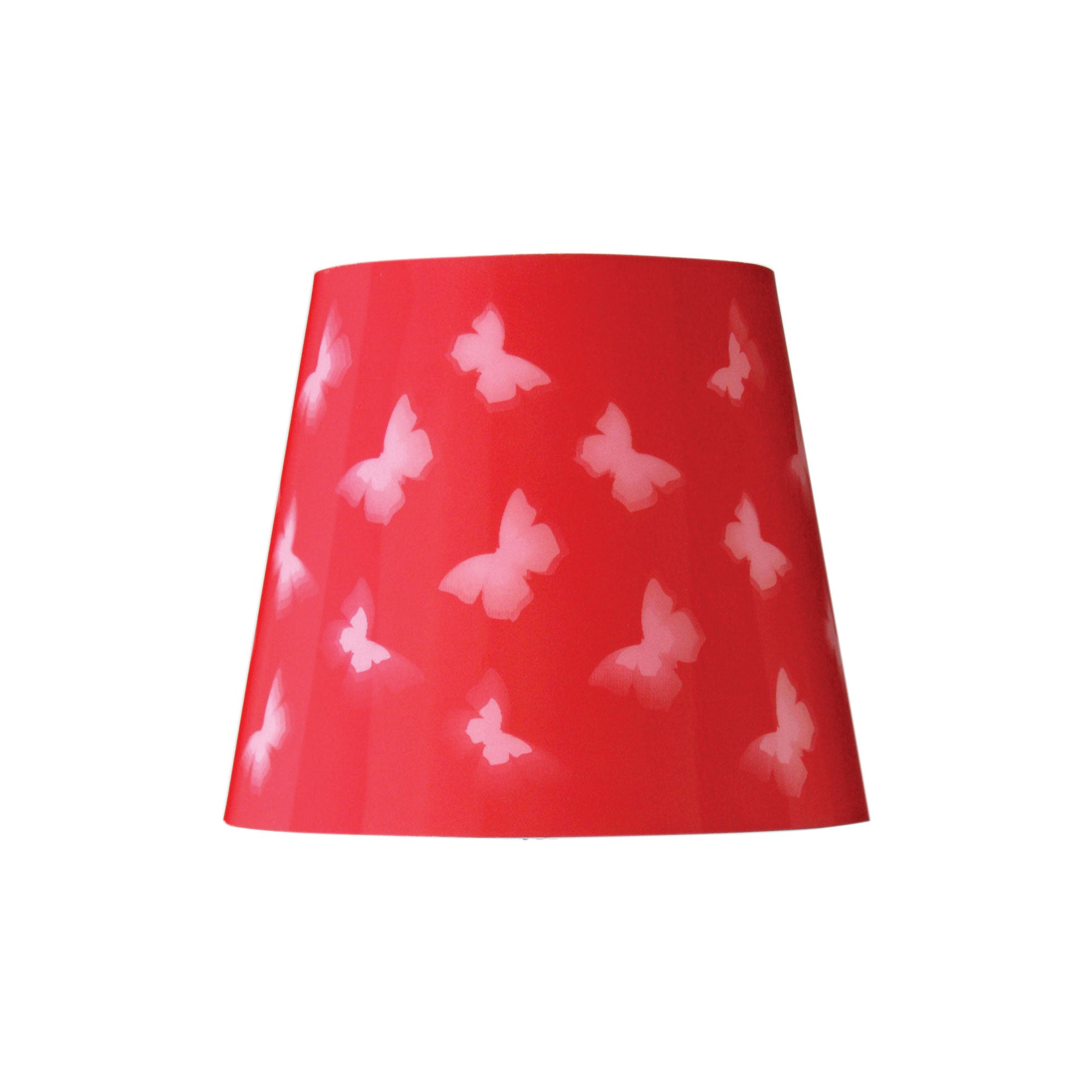 20cm 3D Pink Butterfly Shade 20cm Red Optic PVC Shade B22 - SH-5-8-7 BFLY