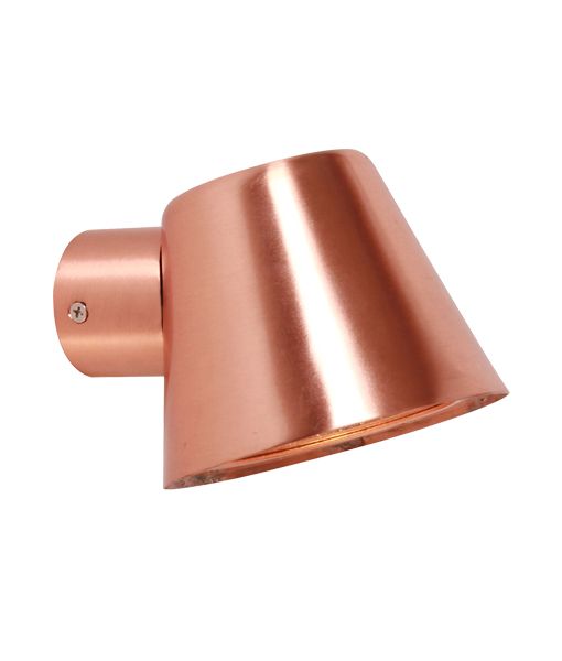 WALL GU10 S/M Copper / Glass Diffuser Flat Top Cone SKOPA2 CLA Lighting