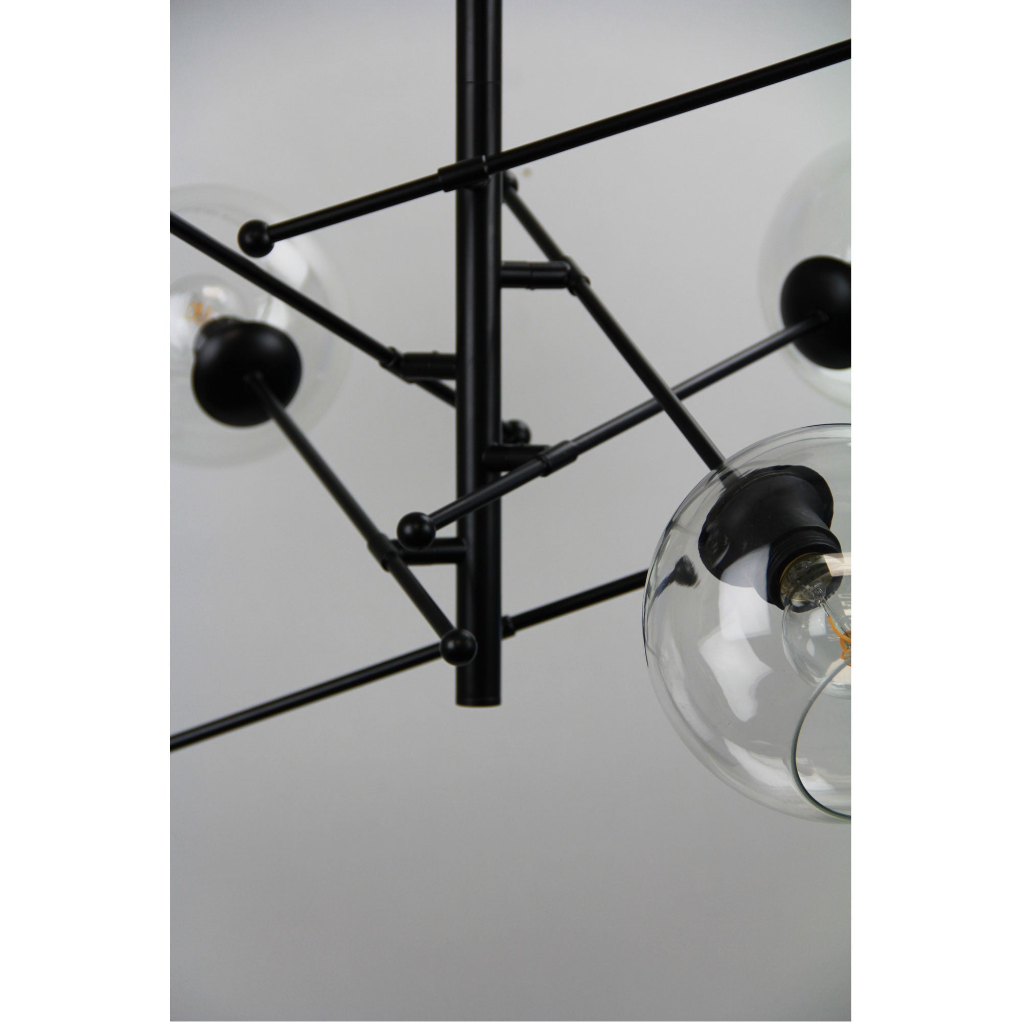 RIPLEY.6 Black Amazing 6-Light Satellite Pendant Black - SL64415/6BK