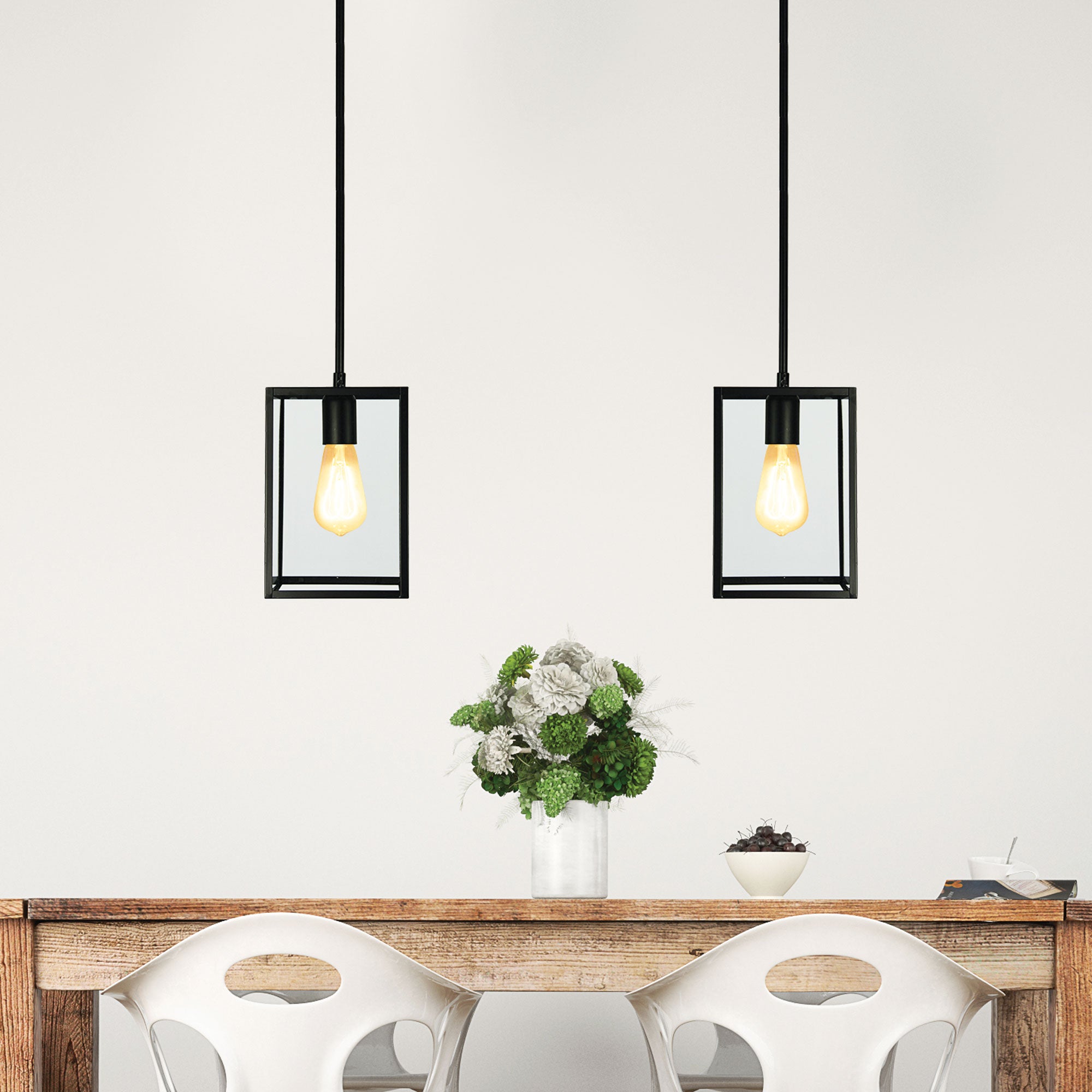 EATON 17 Boxey Urban Retro 18cm Pendant - SL64901BK