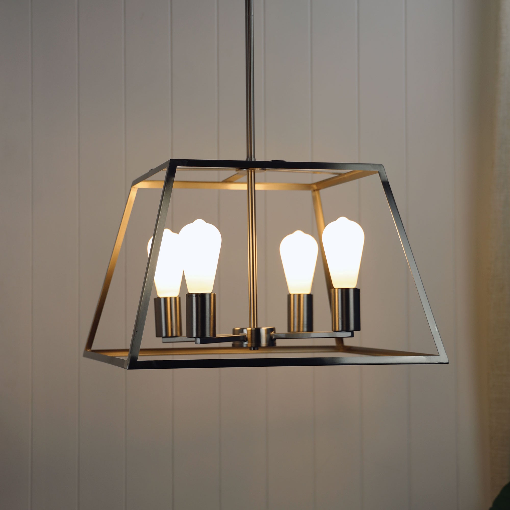 SOUTHPORT 48 Brushed Chrome 4 Light Pendant - SL66904BC