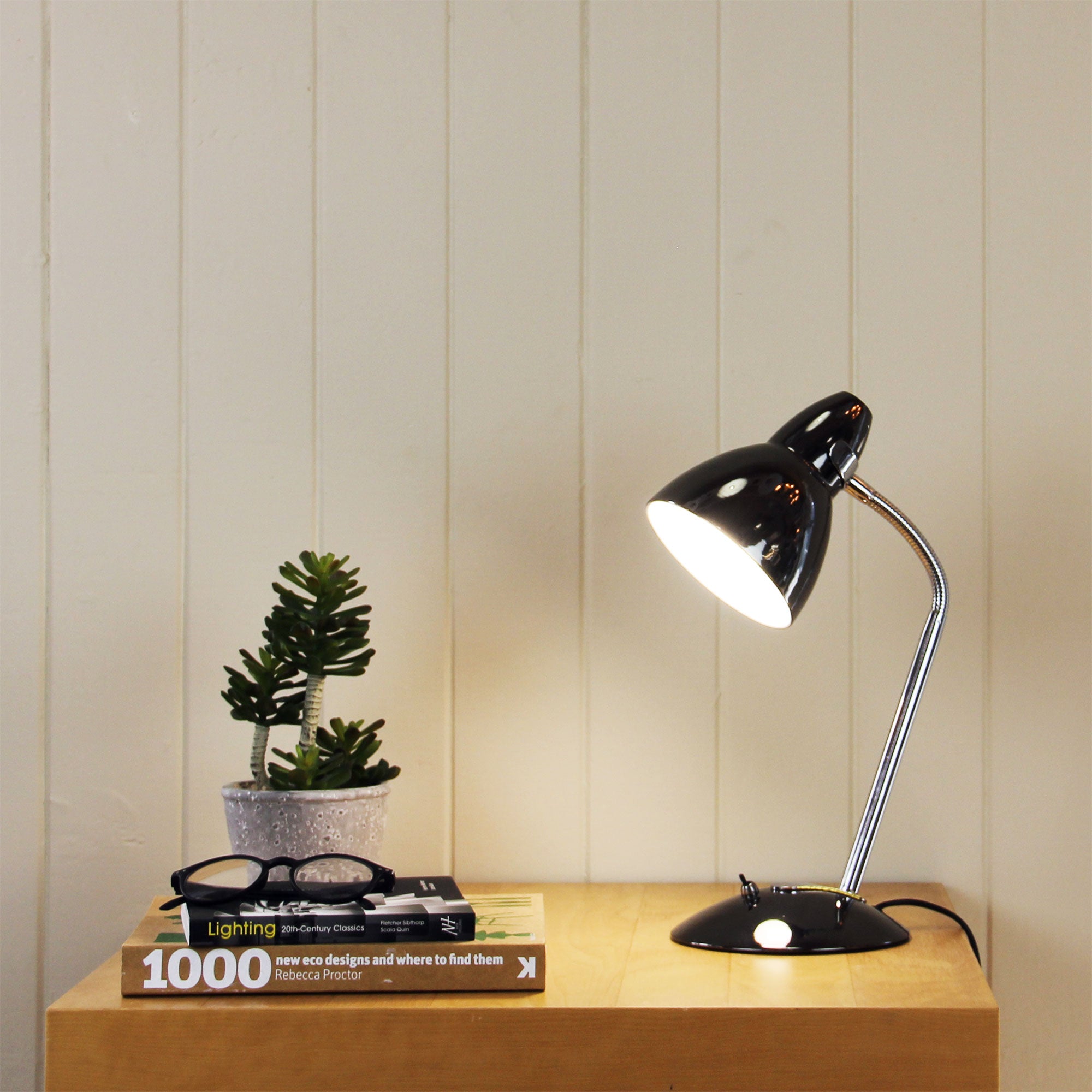 TRAX Gun Metal Classic Gooseneck Metal Task Lamp - SL98401GM