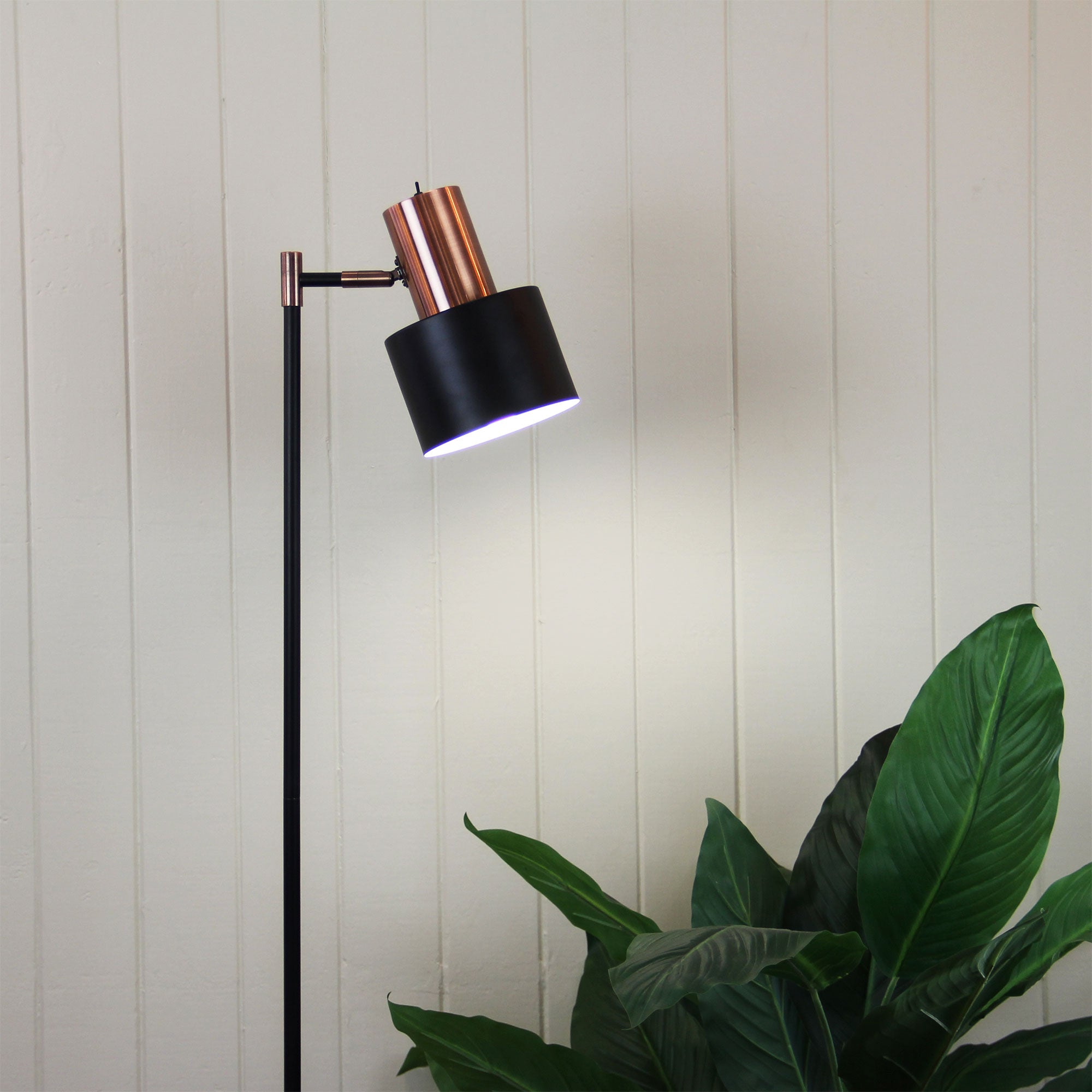 ARI FLOOR Mid-century Task Lamp with Brushed Copper -  SL98787CO