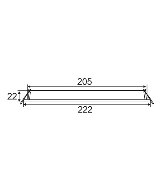SLICKTRI: LED Dimmable Ultra Slim Tri-CCT Recessed Downlights (Round) 18W