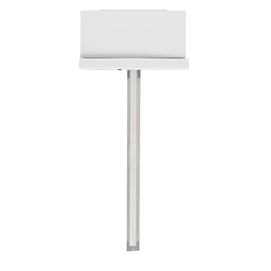 BLADE SURFACE MOUNT 2W EXIT SIGN W/ 1W EMERGENCY DOWNLIGHT-WHITE - 19880/05