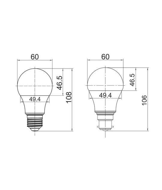 LED Smart Dimmable Tri-CCT+RGB GLS Globes BC SMTGLS2
