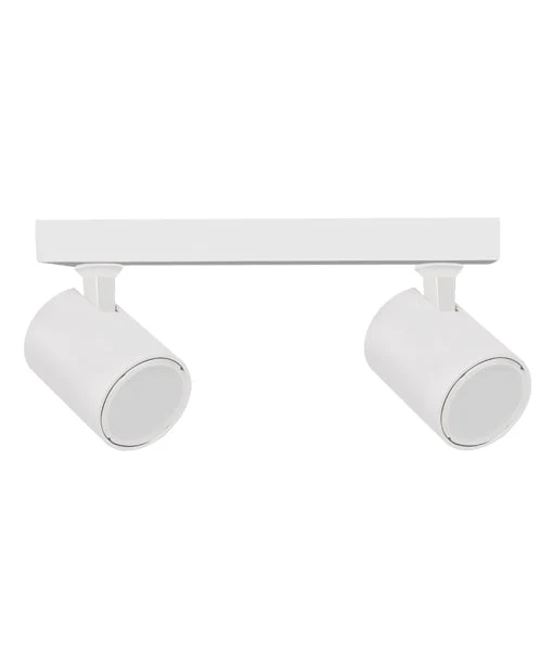 GU10 2XLights Adjustable Bar Base Surface Mounted Spot Lights SPOT-BAR2W