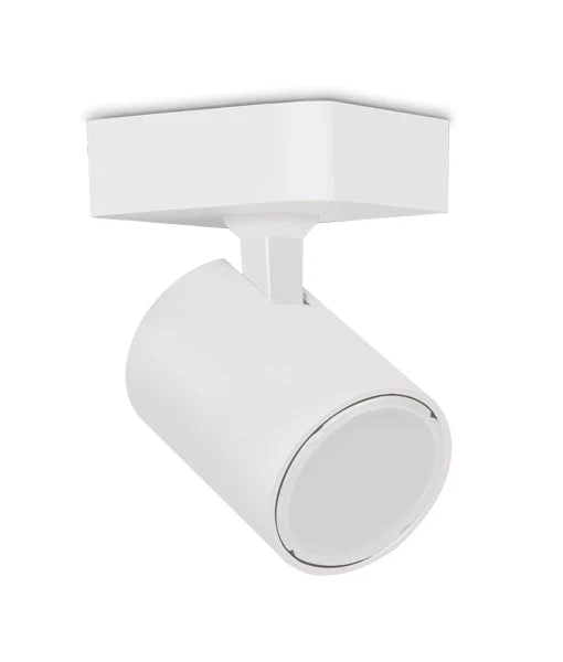 GU10 1 Light Adjustable Square Base Surface Mounted Spot Lights SPOT-S1W
