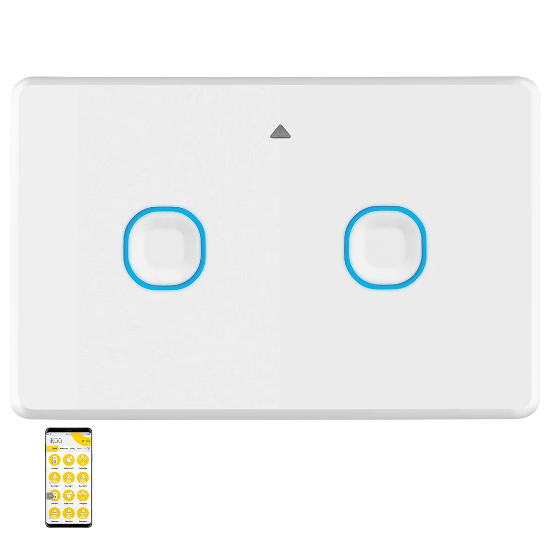 Ikuü Smart Wi-Fi Double 2-Way Switch-SSW02GX-WIFI