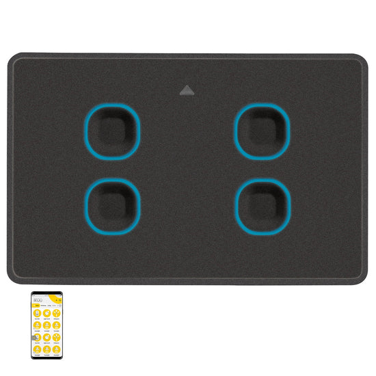 Ikuü Smart Zigbee Quad Switch- SSW04GMBK