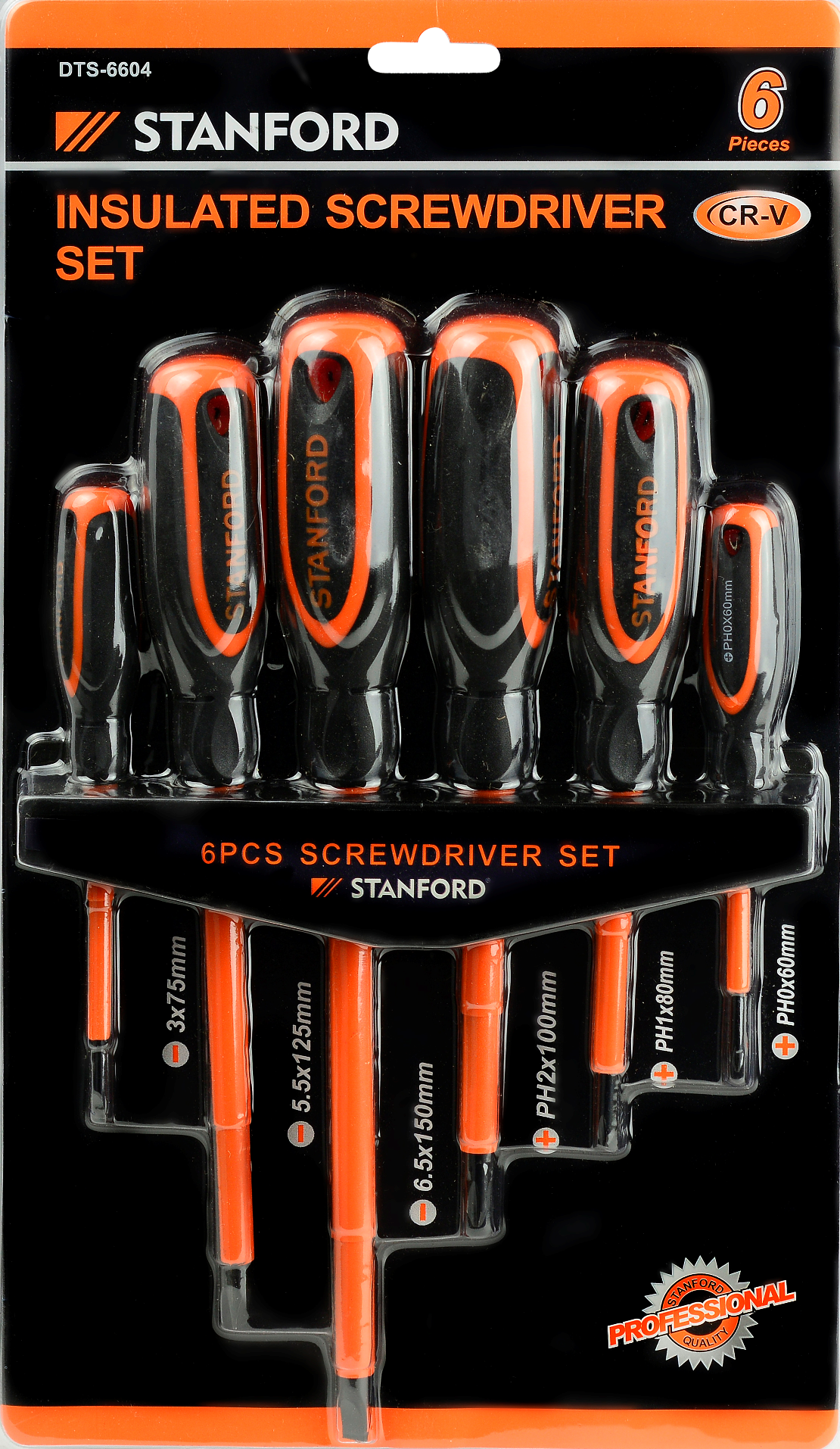 Stanford 6 Piece VDE Screwdriver Set - ST-010605