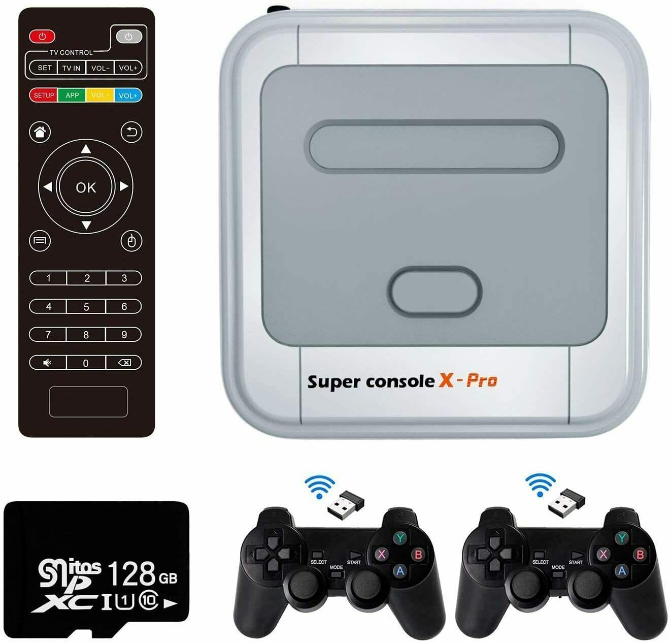 Super Console X PRO 256GB Wireless Controllers Ultimate Home Game Console