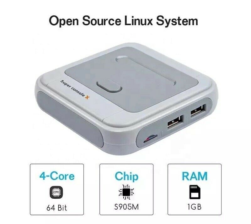 Super Console X PRO 256GB Wireless Controllers Ultimate Home Game Console