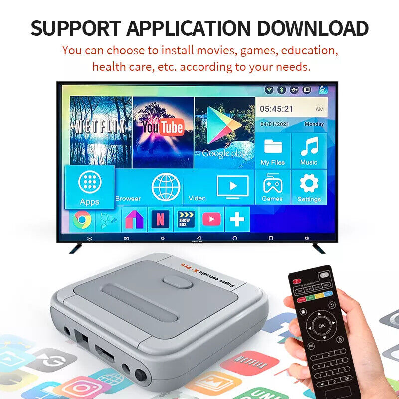 Super Console X PRO 256GB Wireless Controllers Ultimate Home Game Console