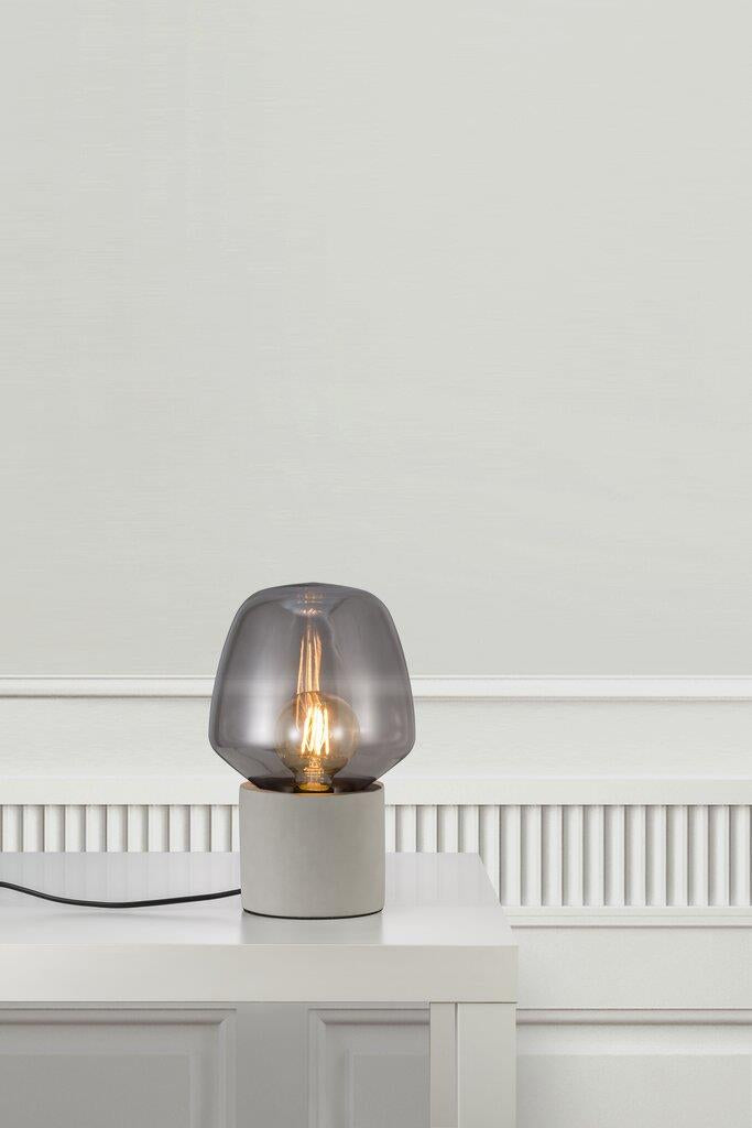 Christina Table Concrete, Glass Gray, Smoked - 48905011