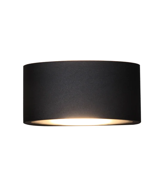 WALL LED S/M CURVED BLK Up/Dn TAMA1 CLA Lighting