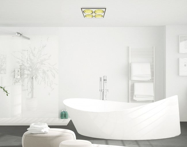 IXL Paramount 3 in 1 Bathroom Tastic with Exhaust Fan 4 x 275W Heat Lamps - 12310