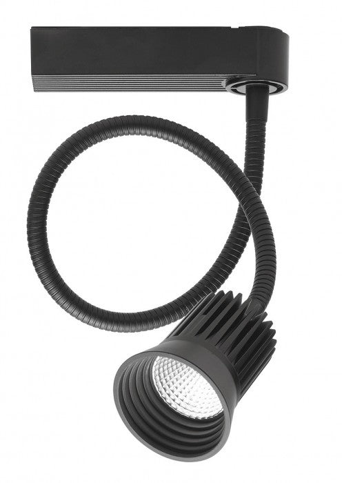 TK Series LED 9Watt Track Spotlight with Flexi Stem Black  TKL401-500-BL Superlux