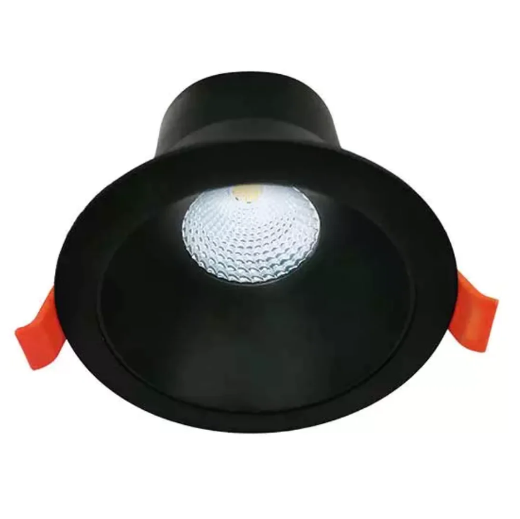 Rex Recessed LED Downlight W100mm Black PLastic 3 CCT - TLRD3459MD