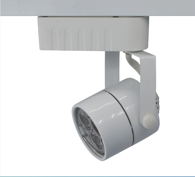 Barrel Head Track Light White - TR19T/WHT 12975 Crompton Equivalent ( LED ONLY)