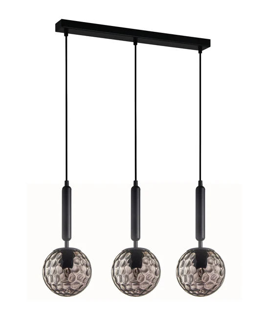 Interior Spherical Glass Multiple Bar Base  Pendant 3 Lights TRATTINO2X3S