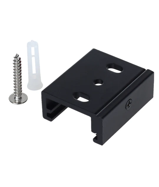 4 Wire 3 Circuit Track Ceiling Clamp Kits Black TRK3BLCEILKIT2