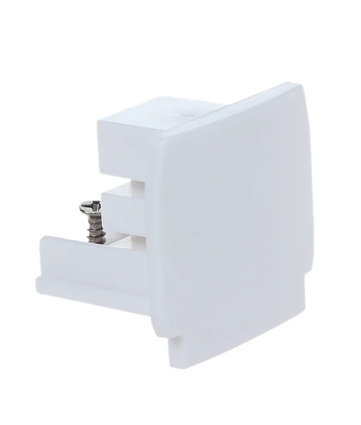 Track Connector End Cap White TRK3WHEND