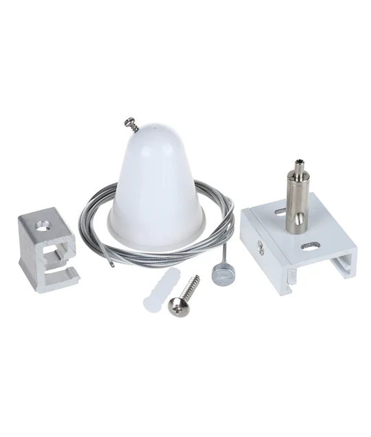 Track Lighting Suspension Clamp White TTRK3WHSUSKIT1