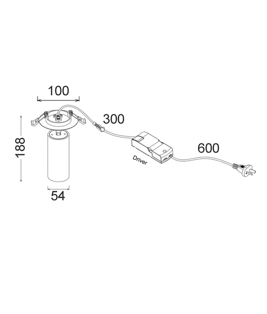 LED Recessed Tri-CCT Tiltable & Rotatable Spot Downlights Black TUBO2