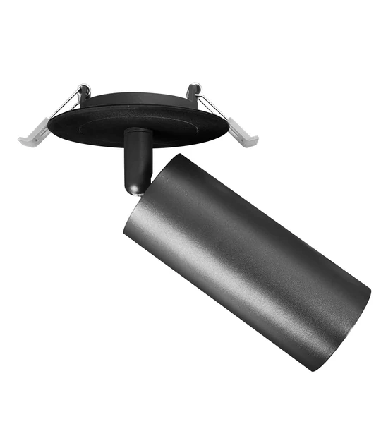 LED Recessed Tri-CCT Tiltable & Rotatable Spot Downlights Black TUBO2