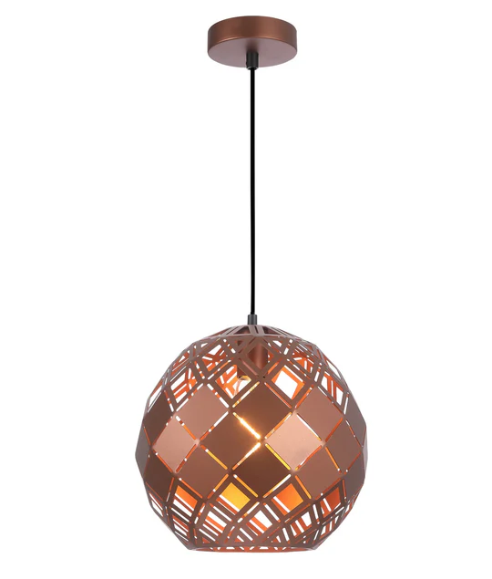TUILE Large Embossed Tiled Iron Wine Glass Shape Coffee Pendant Lights TUILE6
