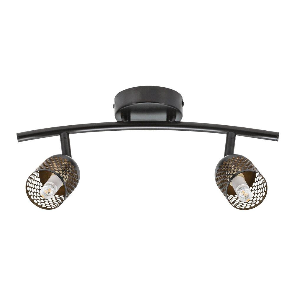 Alfred 2 light bar Spot Metal, Plastic Black - 49840103
