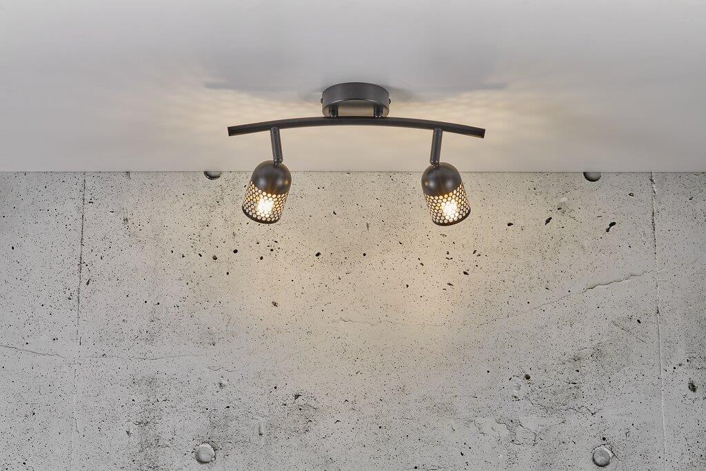 Alfred 2 light bar Spot Metal, Plastic Black - 49840103