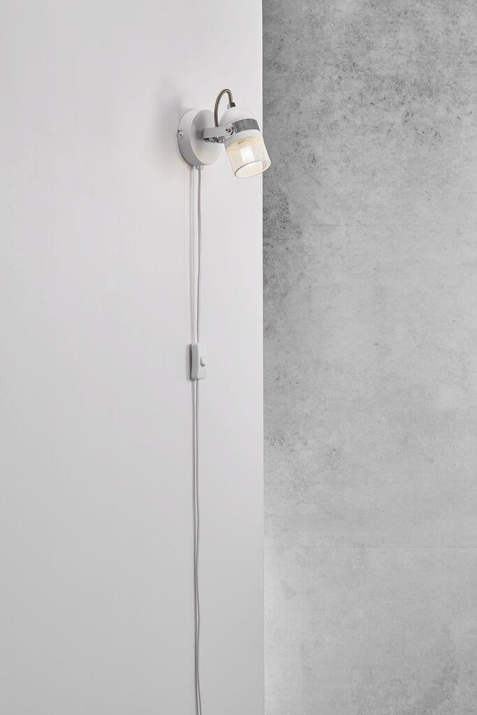 Agnes Wall Metal, Plastic White - 49881001
