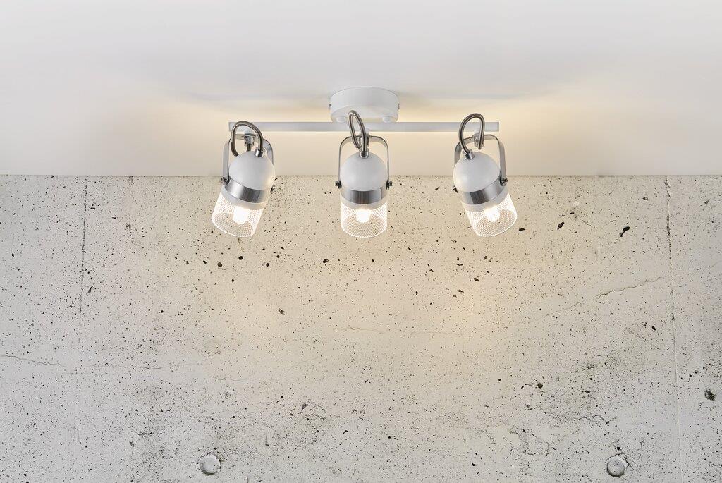 Agnes 3 light bar Spot Metal, Plastic White - 49900101
